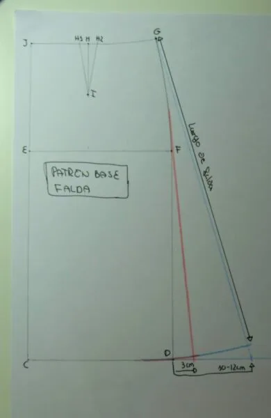 COSTURA-COMO HACER UNA FALDA LINEA A CON BOLSILLOS PASO A PASO COSTURA-COMO HACER UNA FALDA LINEA A CON BOLSILLOS PASO A PASO