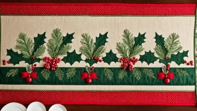 COMO HACER UN CAMINO DE MESA NAVIDEÑO PASO A PASO COMO HACER UN CAMINO DE MESA NAVIDEÑO