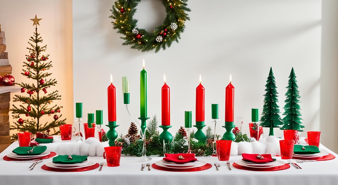 Cubre patas de mesa navideños Cubre patas de mesa navideños