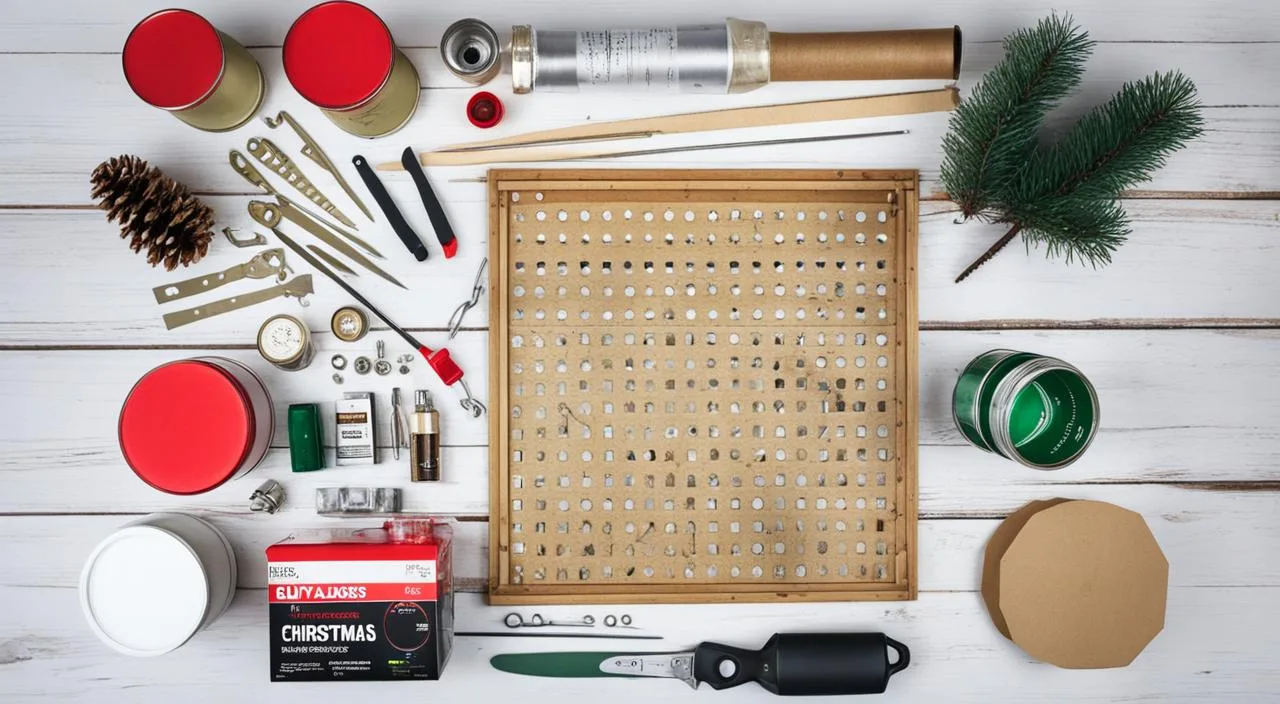 Materiales para hacer un pie de arbol navideño Materiales para hacer un pie de arbol navideño