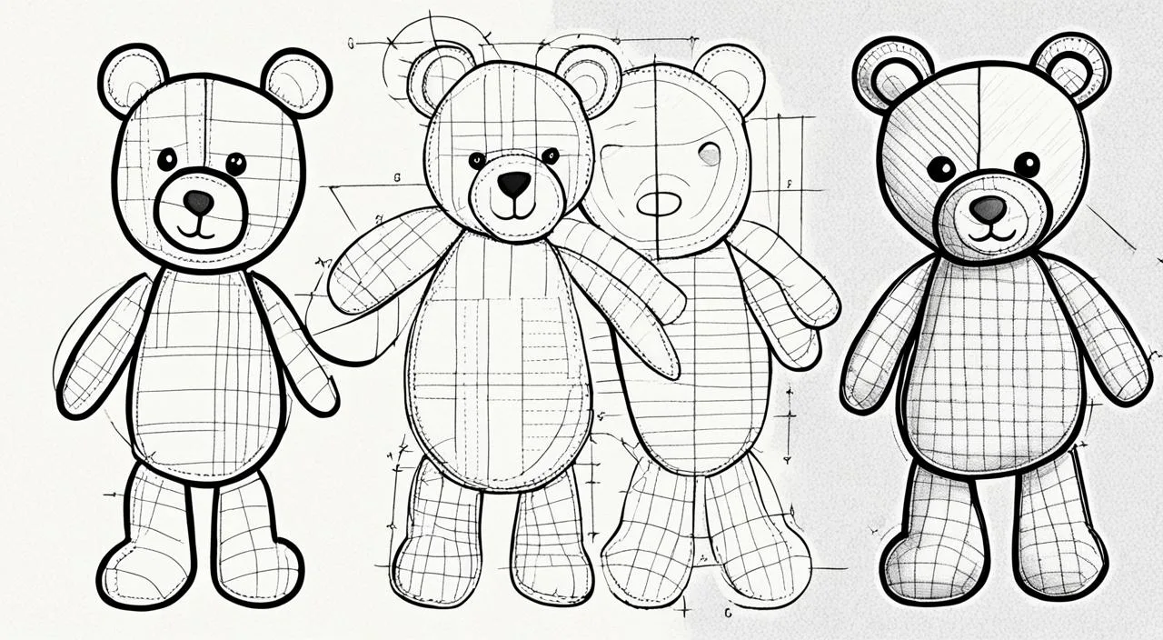 Patrones de osos de peluche Patrones de osos de peluche